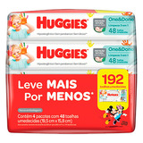 Pack Toalha Umedecida Disney Baby Huggies One & Done Pacote 