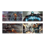 Pacote 01 Magic Mtg 500 Protetores Sleeve Shield 2 Playmats 