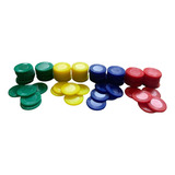 Pacote 100 Fichas Colorida Plstico 22mm Jogos Rpg Tabuleiro