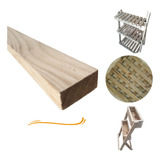 Pacote 24 Ripas Sarrafo Madeira Tratada 2x4,5x0,50cm Pinus