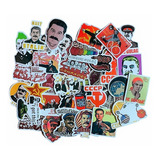 Pacote 35 Adesivos Decorativos Comunista Socialista