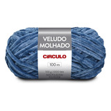Pacote 5 Novelos Lã Circulo Veludo Molhado 100g Tex 1000