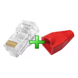 Pacote 50 Conector Rj45 Cat6 Cat5e