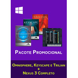 Pacote Ativado Refx Nexus 3 + Omnisphere, Keyscape E Trilian