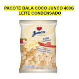Pacote Bala De Coco - Leite Condensado - 400g - Junco - Full