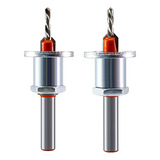 Pacote Com 2 Escareadores De Metal De 8 Mm Com Tampa De Prof