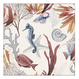 Pacote Com 20 Guardanapos 33x33cm De Papel Seahorse Fsc Mix