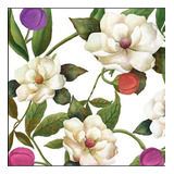Pacote Com 20 Guardanapos 33x33cm De Papel Southern Magnolia