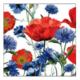 Pacote Com 20 Guardanapos 33x33cm De Papel Summer Field