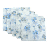 Pacote Com 5 Fraldas De Pano Limpeza Neutra 60x60cm Algodão
