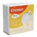Pacote Fralda Pano Branca Algodão 15 Unidades Luxo Cremer