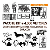 Pacote Kit + 4.000 Vetores Quadros