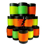 Pacote Linha De Pipa No Carretel 12 Unidades 100 Jardas Fluo