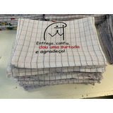 Pacote Panos De Prato Grosso 100% Algodão - Kit Com 10 Uni