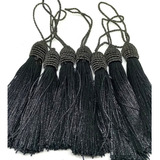 Pacote Tassel Franja Pingente Luxo 9 Cm 50 Unidades Bolsa