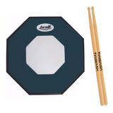 Pad Dupla Face 10'' Torelli Ta554 + Par De Baquetas