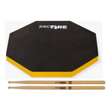 Pad Estudo Bateria Praticável Profire 270 + Par Baqueta 5a