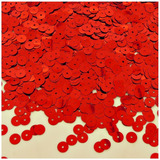 Paetê Redondo P/ Artesanato Vermelho Metalizado