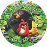 Painel 3d Angry Birds Tecido
