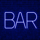 Painel Bar Em Neon Led Decoração Festa Eventos