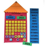 Painel Calendário Do Mês Em E.v.a Decoração Sala De Aula