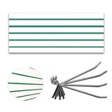 Painel Canaletado 122 X 61 +canaleta Verde +40und Ganchos