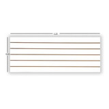 Painel Canaletado Branco Mdf 0,61 X 1,22