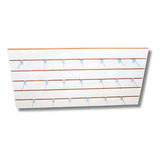 Painel Canaletado Expositor 0,61 X 1,22 Branco + 40 Ganchos