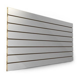 Painel Canaletado Mdf Branco 0,61 X 1,22 (4 Polegadas)