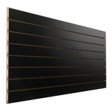 Painel Canaletado Mdf Preto 90x61cm