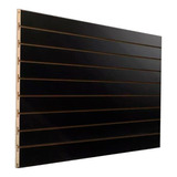 Painel Canaletado Preto Mdf 0,91