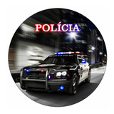 Painel Carro De Policia 1,40x1,40