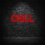 Painel Chill - Neon Led - 38x12cm