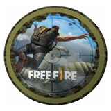 Painel De Festa Decoração Do Free Fire Aniversário + Brinde