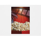 Painel De Festa Vertical- Cinema Fita E Pipoca -1,50x2,20