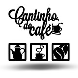 Painel Decorativo Cantinho Do Café Com