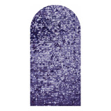 Painel Decorativo Romano Lantejoula Roxo 200cm