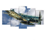 Painel Decorativos Mosaico Avião Segunda Guerra