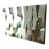 Painel Espelho 3d Mosaico Quadro Grande Lindo 125x75x6