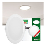 Painel Led 24w Taschibra Embutir Redondo 29cm 3000k 6500k Cor Luz Quente 3000k