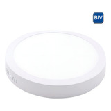 Painel Led Sobrepor Redondo 24w 3000k Bivolt Vit