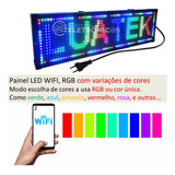 Painel Letreiro Iluminação Colorida Led Wifi