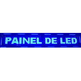 Painel Letreiro Led Digital 170x40 Azul Externo Wifi 