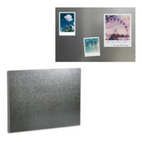 Painel Lousa Quadro 90x60 Cm Magnético Metálico Fotos Recado