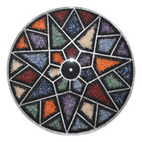 Painel Mandala Decorativo Em Pedras S.