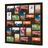 Painel Multifotos Com Vidro, Parede Classic 23 Fotos 10x15