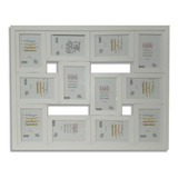 Painel Mural Para 12 Fotos, Moldura, Quadro Para Fotos 10x15