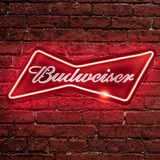 Painel Neon Led Budweiser C/ Acrílico