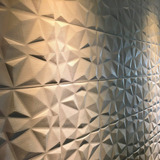 Painel Placa 3d Tijolo Branco Espuma Adesiva 70 X 76 Parede Cor Diamante Branco 70 X 70