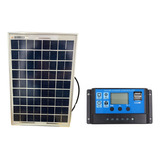 Painel Placa Célula Solar 12v 10w